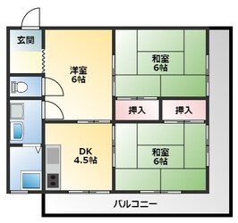 三上マンションの物件間取画像